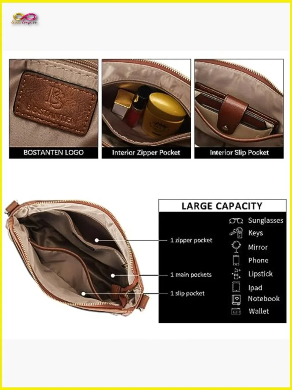 Trendy Vegan Leather Hobo Crossbody Bag with Wide Guitar Strap